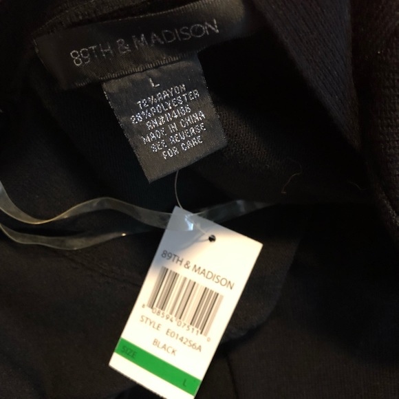 89th & Madison Black Cardigan - Picture 6 of 6